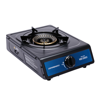 Companion Single Burner Wok Cooker - Black