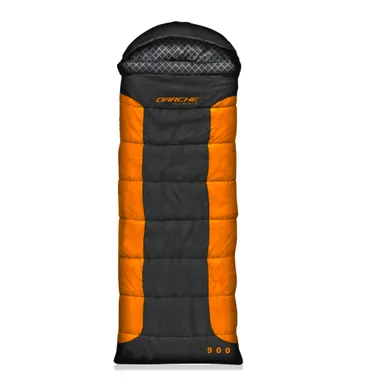 Darche Cold Mountain 900 -12C Sleeping Bag - Black/Orange