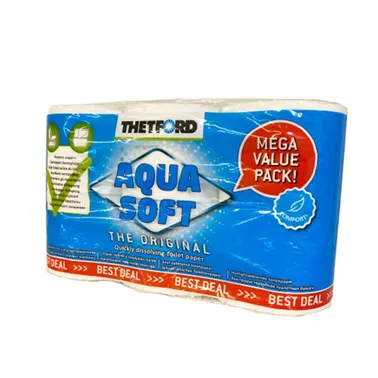 Thetford Aquasoft Toilet Paper Rolls - 6 Pack