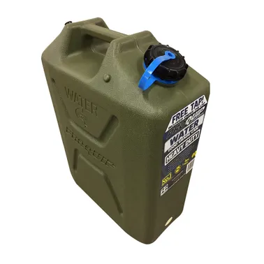 Proquip Plastic 22L Jerry Can - Water - Green