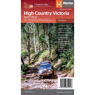 Hema High Country Victoria - North West Map - 2nd Edition