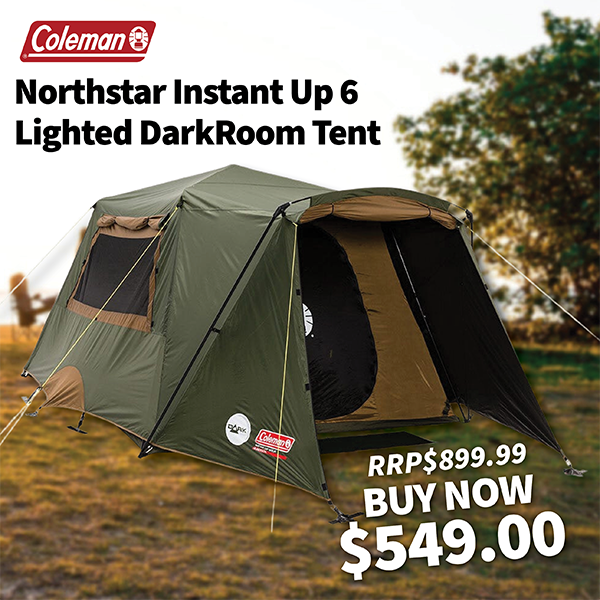 Coleman Northstar Instant Up 6 Lighted DarkRoom Tent Coleman Northstar Instant Up 6 Lighted DarkRoom Tent