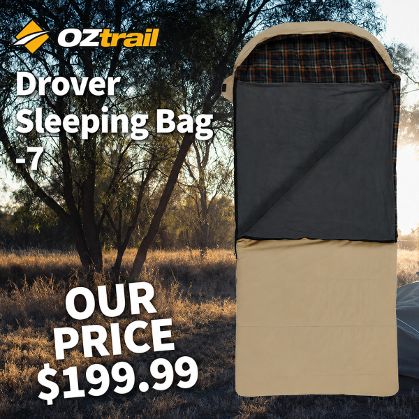 Oztrail Drover Sleeping Bag -7 Oztrail Drover Sleeping Bag -7