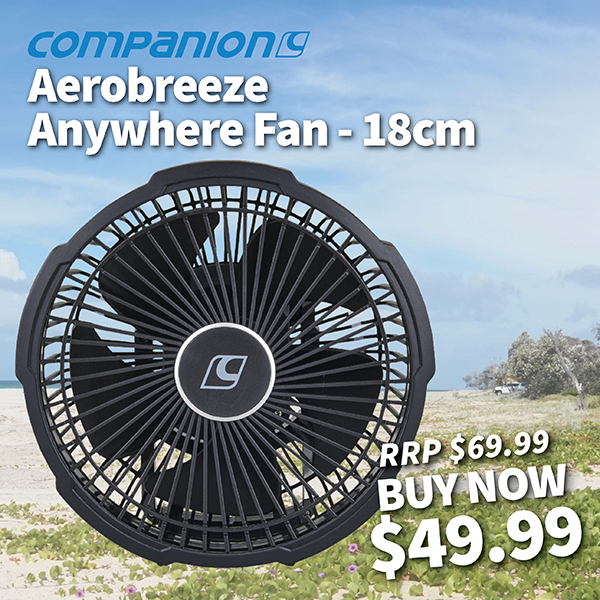 Companion Aerobreeze Anywhere Fan - 18cm Companion Aerobreeze Anywhere Fan - 18cm