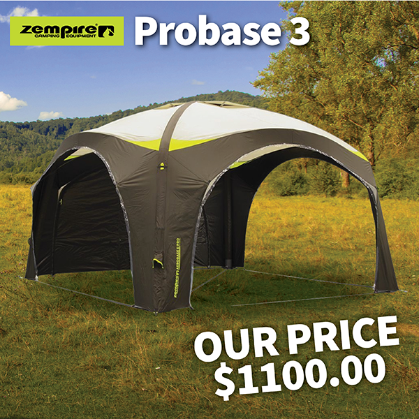 Zempire Probase 3 Air Shelter + 1 Wall Zempire Probase 3 Air Shelter + 1 Wall