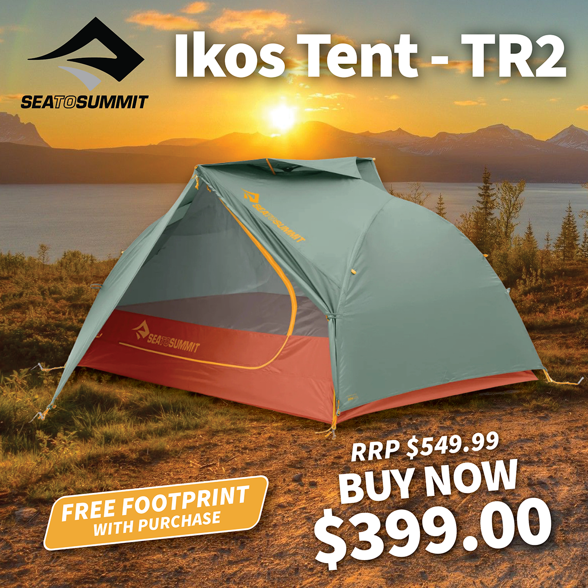 Sea to Summit Ikos Tent - TR2 Sea to Summit Ikos Tent - TR2