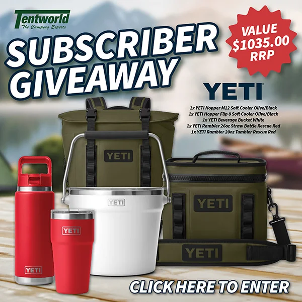 Tentworld's Monthly Subscriber Giveaway - May 2026 Tentworld's Monthly Subscriber Giveaway - May 2026
