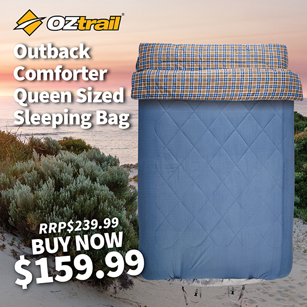 OZtrail Outback Comforter 0C Queen Size Sleeping Bag OZtrail Outback Comforter 0C Queen Size Sleeping Bag