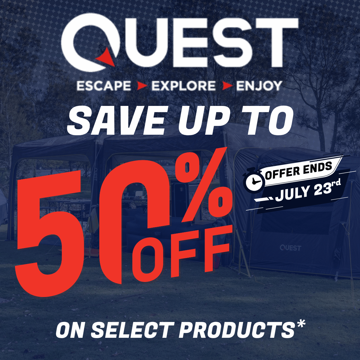 QUEST Outdoors Save up to 50% PROMO QUEST Outdoors Save up to 50% PROMO