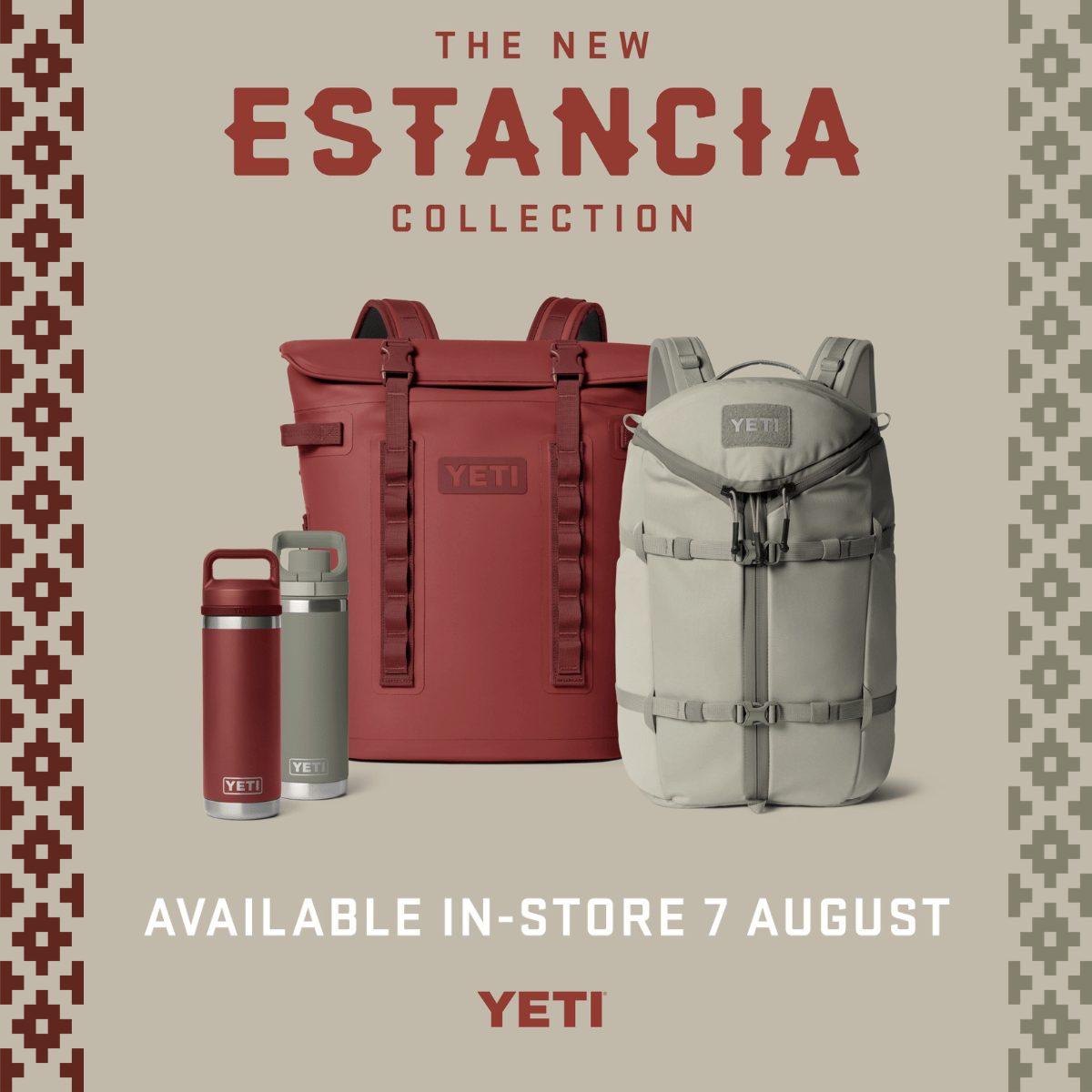 Yeti Estancia Collection - Pampa Green & Stag Red Yeti Estancia Collection - Pampa Green & Stag Red